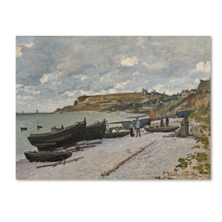 Trademark Fine Art Claude Monet 'Sainte-Adresse 1867' Canvas Art, 18x24 BL01407-C1824GG